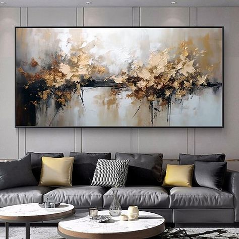 Large Wall Art For Dining Room, Large Abstract Wall Art Living Room, Large Dining Room Wall Decor, Mudroom Bathroom, Entry Mudroom, Paintings For Living Room, Large Modern Wall Art, Oil Paintings On Canvas, Office Entry