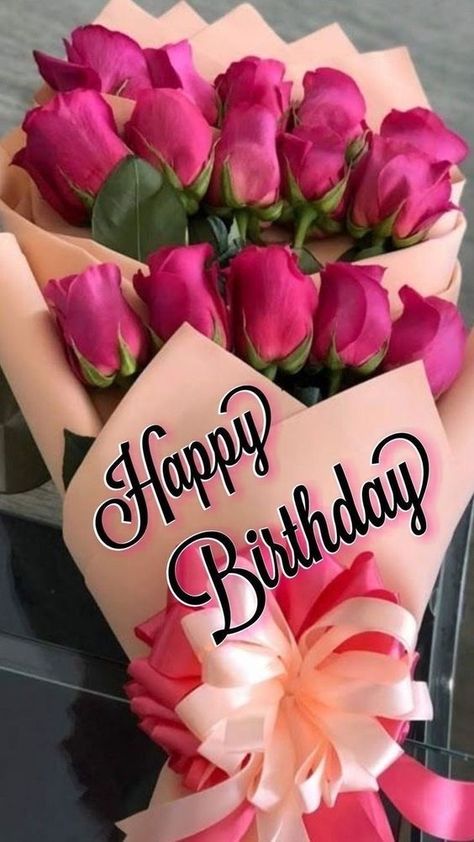 Birthday Wishes Greetings Funny, Rose Happy Birthday, Happy Birthday Flowers Gif, Happy Birthday Bouquet, Happy Birthday Wishes Pics, Happy Birthday Flowers Wishes, Happy Birthday Cake Photo, Happy Birthday Wishes Messages, Birthday Wishes Pics