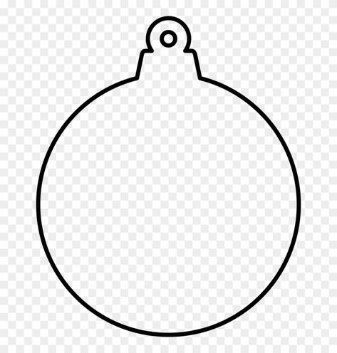 Round Christmas Ornament Svg Free, Ball Template, 3d Cricut, Silhouette Christmas Ornaments, Svg Christmas Ornaments, Singing Christmas Tree, Ornament Clipart, Svg Pictures, Christmas Ornament Template