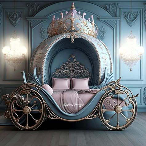 Cinderella Carriage Bed, Cinderella Decor, Princess Carriage Bed, Cinderella Room, Carriage Bed, Luxury Baby Room, Castle Bed, Disney Home Decor, Princess Room