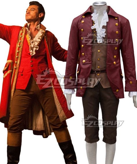 Gaston Costume, Beauty And The Beast Costumes, Beauty And The Beast Gaston, Frilly Collar, Beauty And The Beast Costume, Beast Costume, Captain America Movie, Beauty And The Beast Movie, Festival 2024