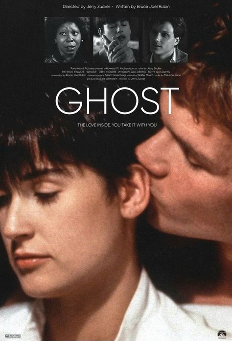 GHOST (1990) poster by Aleks Phoenix Ghost Movie 1990, Ghost Demi Moore, Ghost Movie Poster, Mr Right Movie, 90s Movie Posters, Ghost Patrick Swayze, Patrick Swayze Ghost, Ghost 1990, 1990 Poster