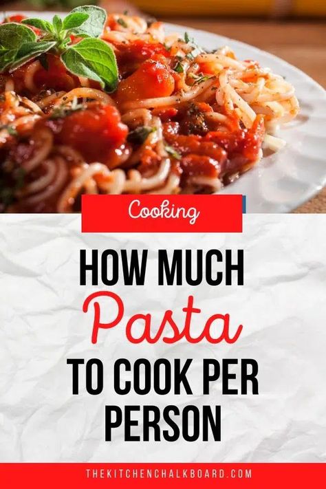 How Much Pasta To Cook Per Person, Party Food Calculator, Pasta Bar Party, Pasta Serving Size, Pasta Buffet, Pasta And Sauce, Christmas Pasta, Penne Noodles, Pasta With Meat Sauce