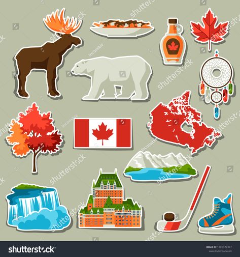 Canadian Symbols, Canada Day Crafts, Disney Big Hero 6, Canada History, Canada Pictures, Canadian Culture, Canada Images, Travel Stickers, Canada Day