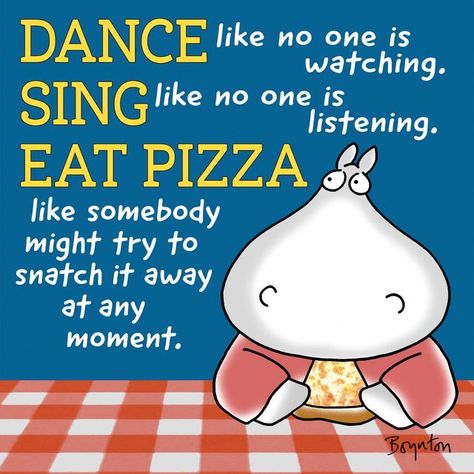 Sandra Boynton on Instagram: "Take heed. September 5 is NATIONAL CHEESE PIZZA DAY. #nationalcheesepizzaday" National Comic Book Day, National Cheese Pizza Day, National Pizza Month, Sandra Boynton, Pizza Day, Dance Like No One Is Watching, Dancing Day, Eat Pizza, Current Mood