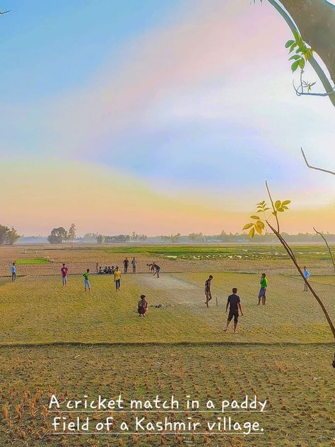 Village Life In India, Village Cricket, Kashmir India, Cricket Match, Stylish Boys, Village Life, Places To Visit, India, Quick Saves