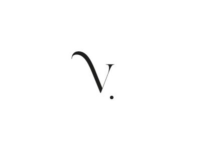 Initial V with a birthmark V Font Logo, Y Letter Design, Vi Logo Design, V Font, V Text, V Signature, V Initial, V Logo Design, Initial V