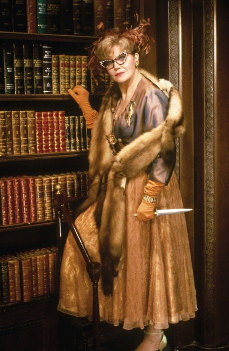 Eileen Brennen's fabulous dress from Clue Mrs Peacock Costume, Clue Play, Clue On Stage, Clue The Movie, Clue 1985, Eileen Brennan, Clue Costume, Private Benjamin, Mrs Peacock