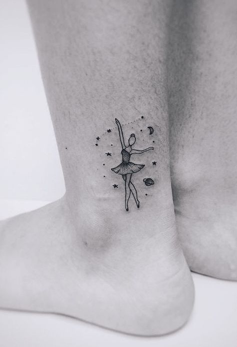 Ballerina Fairy Tattoo, Ballerina Tattoo Ideas, Tiny Dancer Tattoo, Dancer Tattoo Ideas, Ballet Dancer Tattoo, Dancer Tattoos, Ballet Tattoo, Filter Tattoo, Ballet Tattoos