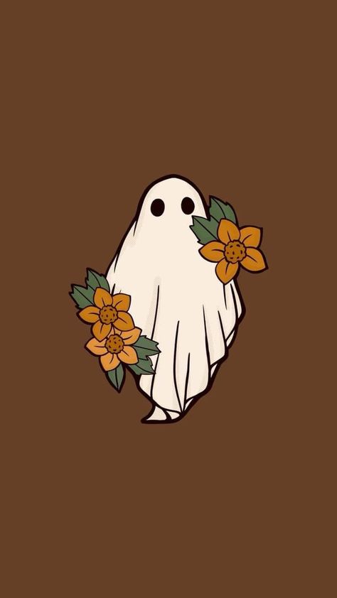 Ghost Halloween Wallpaper, Ghost Theme, Ghost Wallpaper, Autumn Phone Wallpaper, Halloween Wallpaper Backgrounds, Fall Wallpapers, Halloween Background, Ghost Cartoon, Halloween Wallpaper Iphone