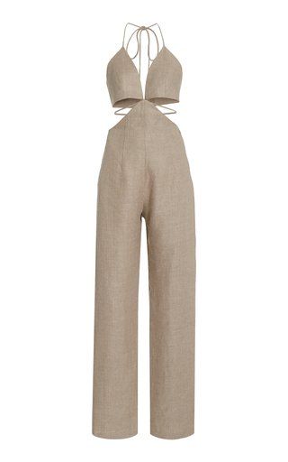 Matériel Fashion Collections For Women | Moda Operandi Como Fazer Short, Designer Jumpsuits, Jumpsuit Elegant, Lace Jumpsuit, Linen Jumpsuit, Neutral Outfit, Wide Pants, Kpop Fashion, Linen Clothes