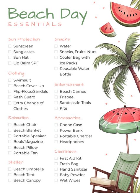 Beach Essentials List, Driving Tips For Beginners, Travel Packing List Printable, Vacation Packing Checklist, Trip Essentials Packing Lists, International Travel Packing, Packing List Template, Beach Day Essentials, Packing Essentials List