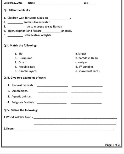 English Worksheets For Grade 2, Evs Worksheet, Worksheets For Grade 2, Earth Science Lessons, Worksheets For Class 1, Kids Worksheet, Reading Vocabulary, Math Tutorials, Online Reading