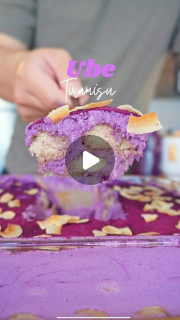 Frank Hu on Instagram: "Ube Tiramisu Recipe 💜

Ingredients: 
- 1 pack of ladyfingers 
- Garnish (optional): ube powder and toasted coconut 

For the soak
- 1 cup of strong coffee/espresso 
- 1/2 cup coconut milk 
- 1/2 tsp of ube extract
- 1 tbsp ube powder 

For the Ube cream
- 3 egg yolks
- 75g sugar 
- 15-20g water 
- 8oz marscapone 
- 1 1/3 cup heavy cream 
- 1/2 cup ube halaya
- 2 tsp ube extract
- 1 tsp vanilla
- 2g salt 

I was able to find most of my ube ingredients off @sayweee_official 

Steps: 
1. Whisk (with hand mixer ideally) over a double boiler the 3 egg yolks, sugar, salt, and water til the mixture reaches a temp of 165F (pasteurize the eggs). It should double in volume and be pale yellow. Take off heat and cool for a few mins. 
2. Mix the marscapone (cold) with the ube e Ube Cream Cheese, Ube Whipped Cream, Filipino Ube Dessert, Ube Biko With Yema Toppings, Ube Halaya Using Ube Powder, Ube Recipes, Homemade Birthday Cakes, Double Boiler, Hand Mixer