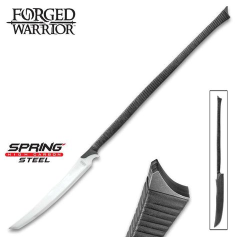 Blade City, Ninja Gear, Bo Staff, Types Of Swords, Swords Medieval, Cool Swords, Spring Steel, Stinger, High Carbon Steel