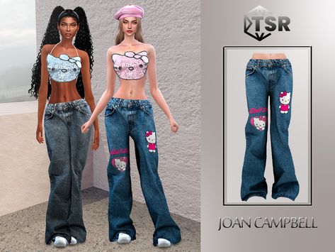 Sims Cc Hello Kitty Clothes, Street Style Cc Sims 4, Sims 4 Stacked Pants, Sims 4 Cc Bape Shoes, 2000 Sims 4 Cc, Sims 4 Cc Shorts Women, Sim4 Cc Clothing Y2k, Skater Sims 4 Cc, Ts4 Cc Bottoms