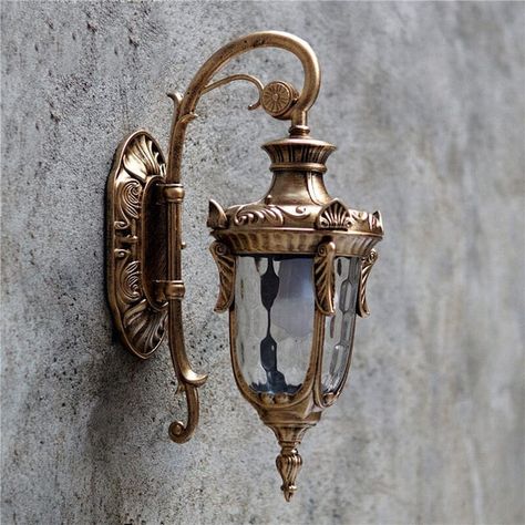 Outdoor Wall Light Fixtures, Outdoor Wall Lamp, European Elegance, Black Wall Lamps, Waterproof Wall, Outdoor Setting, Outdoor Wall Lamps, Antique Design, Garden Lamps