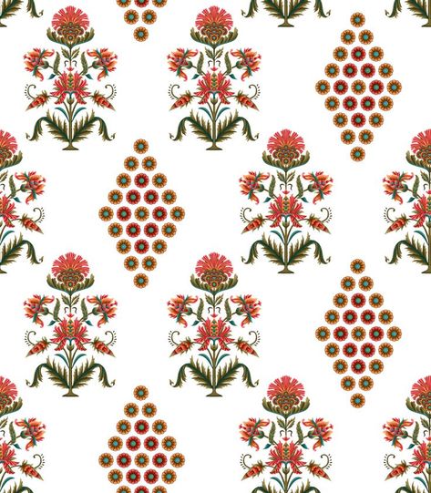 flower seamless pattern Geomatrical Patren, Buti Design, Beautiful Live Wallpaper, Flower Seamless Pattern, Ethnic Pattern Design, African Pattern Design, Adobe Illustrator Graphic Design, Church Flower Arrangements, Designs Coloring Books