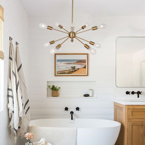 Above bathtub decor