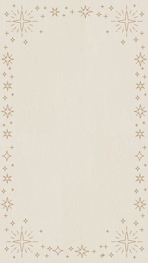 Download free vector of Gold mystical star frame vector on beige background by Porpla mana about minimal wallpaper, gold frames, stars gold background, mystical, and aesthetic 3087265 Minimalist Wallpaper Phone, Element Illustration, Notebook Cover Design, Paper Background Design, Minimal Wallpaper, Scrapbook Background, Frame Vector, Gold Frames, 카드 디자인