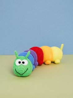 Caterpillar Knitting Pattern Free, Knitting Patterns Free Dolls, Toys Knitting Patterns Free, Free Knitting Patterns For Baby Toys, Easy Toy Knitting Patterns Free, Knitting Patterns Toys Free, Knitted Toys Free Pattern, Easy Knitted Toys Free Patterns, Knitted Dog Toys Free Pattern