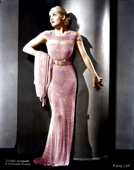 Hollywood Style in the Golden Age – Tangled Webs: Trendy Traditions Old Hollywood Glamour Dresses, 1940s Glamour, Carol Lombard, Hollywood Glam Dress, Hollywood Glamour Dress, Old Hollywood Dress, Sparkle Gown, Vintage Hollywood Glamour, Hollywood Dress