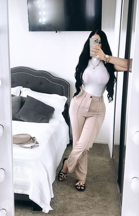 Buchifresa Outfits Summer, Buchona Summer Outfits, Cute Summer Business Casual Outfits, Work Appropriate Outfits Casual, Buchifresa Fall Outfits, Cute Court Outfits, Classy Latina Outfits, Baddie Formal Outfits, Young Classy Outfits