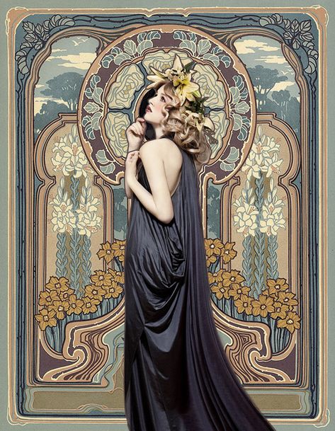 Glamor Photography, Kartu Tarot, Alfons Maria Mucha, Art Nouveau Mucha, Illustration Art Nouveau, زجاج ملون, Design Art Nouveau, Alphonse Mucha Art, Istoria Artei