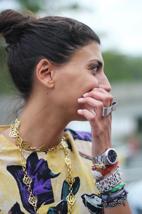 Giovanna Battaglia Engelbert, Giovanna Battaglia, Diana Vreeland, Anna Dello Russo, Arm Party, Styling Accessories, Style Crush, Fashion Editor, Laura Ashley