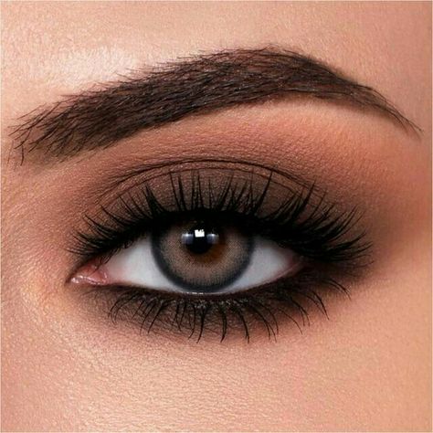 #3 Wedding Makeup For Deep Set Eyes, Light Black Smokey Eye, Darker Makeup Looks, Smokey Eyes Noir, Western Eye Makeup, Brown And Black Makeup, Shadow Eye Makeup, Deep Makeup, Evening Eye Makeup