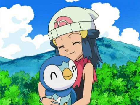 Dawn And Piplup, Girl Icons, Sonic The Hedgehog, Pokemon, Anime, Fictional Characters, Art, Pokémon