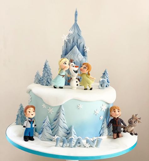 Anna Birthday Cake, Frozen 3rd Birthday, Elsa Birthday Cake, Pastel Frozen, Frozen Themed Birthday Cake, Elsa Cake Frozen, Disney Frozen Cake, Bolo Frozen, Frozen Theme Cake