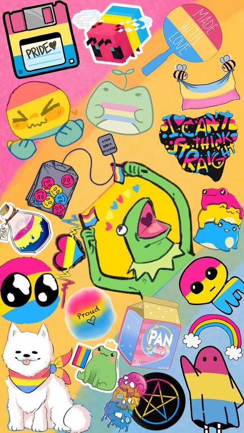 Pansexual wallpaper (yes i know its bad) #pansexual #pansexualpride #pansexualwallpaper #lgbtqia #shufflefyp #pinterest Pansexual Aesthetic, Pansexual Wallpaper, Pansexual Pride, Cute Wallpapers, Aesthetic Wallpapers, I Know, Fan Art