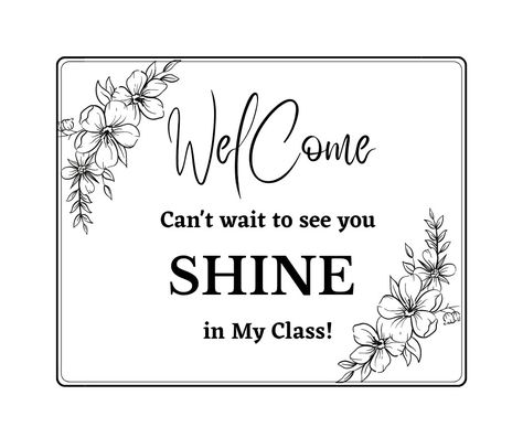 Welcome Card, Welcome tag, From teacher, for students, for kids, for new class Welcome To New Class Quotes, Welcome Note For Students, Welcome Cards For Students, Welcome Quotes For Students, Lkg Activities, Exam Wishes Good Luck, Exam Wishes, Class Quotes, Welcome To Class