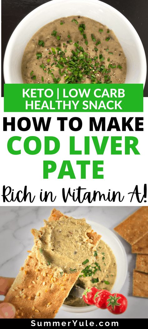 Liver Pate Recipe, Smoked Cod, High Energy Snacks, Liver Pate, Smoked Oysters, Healthy Low Carb Snacks, Carnivore Recipes, Pate Recipes, Liver Recipes