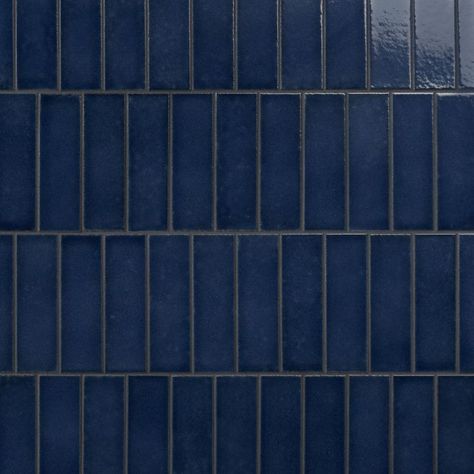 Vertical Subway Tile Bathroom, Dark Blue Tile, Textured Subway, Navy Blue Tile, Heath Tile, Navy Blue Bathrooms, Blue Subway Tile, Blue Tile Wall, Subway Tiles Bathroom