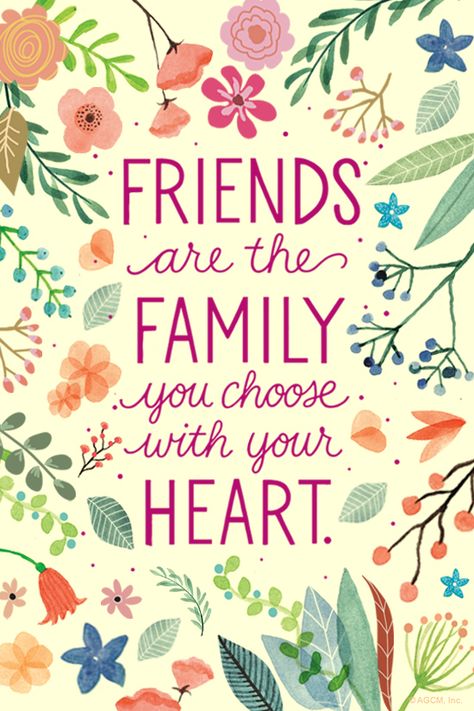 "Friends Are Family Quote" | Have a Nice Day eCard | Blue Mountain eCards Friends Like Family Quotes, Friends Who Are Family, Friends Day Quotes, Friends Are Family, Treasure Quotes, Toxic Family Quotes, Special Friendship Quotes, Friends Are Family Quotes, Friends Like Family