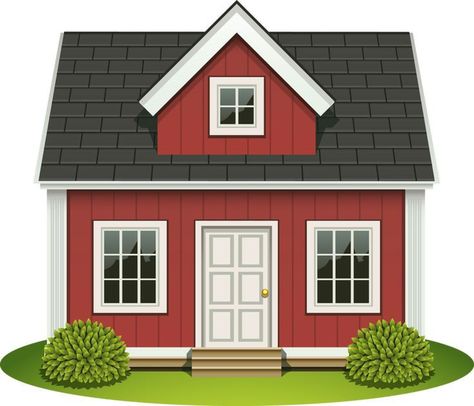 Orchard House, House Clipart, Home Equity Loan, Building Illustration, Mosaic House, House Quilts, Up House, House Portraits, House Drawing