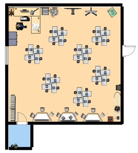 Long Classroom Layout, Seating Chart Elementary School, Classroom Desk Arrangement Elementary Groups, Third Grade Seating Arrangement, 30 Desk Seating Arrangement, Interactive Classroom Design, Seating Chart Ideas Classroom, Classroom Floor Plan Elementary, Classroom Seating Arrangements Desks Elementary