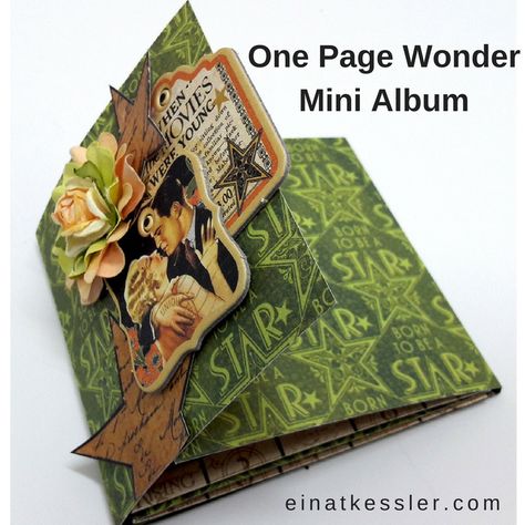 Cartonnage, One Sheet Wonder 12x12 Mini Albums, Papercraft Gifts To Make, Mini Album Inserts Tutorials, One Sheet Wonder Mini Album Tutorial, Mini Albums Ideas, One Page Wonder, Wedding Mini Album, Scrapbook Albums Tutorial