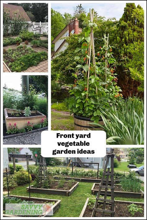 Front Yard Vegetable Garden Ideas: Grow a Mix of Food and Flowers Front Yard Vegetable Garden Ideas, Small Yard Vegetable Garden Ideas, Front Yard Vegetable Garden, Yard Vegetable Garden, Food Forest Garden, Vegetable Garden Ideas, Vegetable Garden Planning, Front Yard Garden Design, Garden Wallpaper