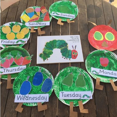 3 Little Pigs Activities, Giant Caterpillar, Eric Carle Activities, Book Games, Hungry Caterpillar Craft, Hungry Caterpillar Activities, Caterpillar Craft, Aktiviti Kanak-kanak, Book Challenge