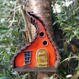 Magical Birdhouses From Little Lodgings Handmade Garden Art, Bird Houses Ideas Diy, Handmade Birdhouses, Birdhouses Rustic, Bird House Feeder, Bird House Plans, Unique Bird Houses, Bird House Kits, Bird Aviary