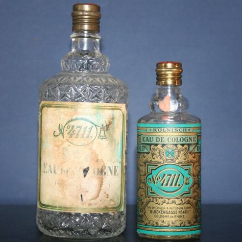 The oldest perfume known in the world ‘4711’ named after its location at Glockengasse No. 4711. It was created by Wilhelm Mülhens and can still be bought today. 4711 Perfume, Old Commercials, Our Journey, World History, Perfume Bottle, The History, Vodka Bottle, Bottles Decoration, Perfume Bottles