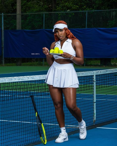 That one cliche tennis shoot 🤧 - #roseshotz🌹 • • • Muse- @_arvrissawhitnayy_ • • • • • •#tallahasseephotographer #photographer #photography #portraitphotography #roseshotz🌹 #fujifilm #fyp #explore #foryou #explorepage #tennis #editorial #editorialphotography Tennis Court Photoshoot Black Women, Tennis Poses Photo Ideas, Tennis Skirt Photoshoot, Tennis Campaign, Tennis Photoshoot Ideas, Tennis Pose, Tennis Fashion Photography, Tennis Editorial, Creative Editorial Photography