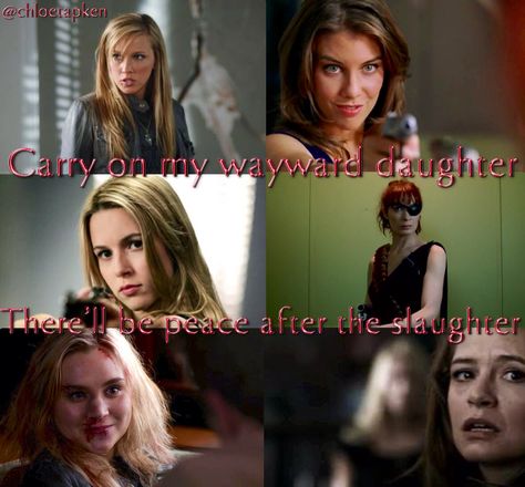 My supernatural edit (@chloetapken) "carry on my wayward daughter there'll be peace after the slaughter" Doctor Who, Supernatural, Wayward Sisters, Wayward Daughters, Jensen And Misha, Supernatural Cast, Supernatural Fandom, Superwholock, Oh My