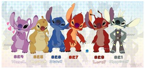 Scrump Lilo And Stitch, Happy 16th Anniversary, Lilo And Stitch Experiments, Disney Stitch Tattoo, Lilo I Stitch, Happy Stitch, Toothless And Stitch, Lilo And Stitch Characters, Different Drawing Styles