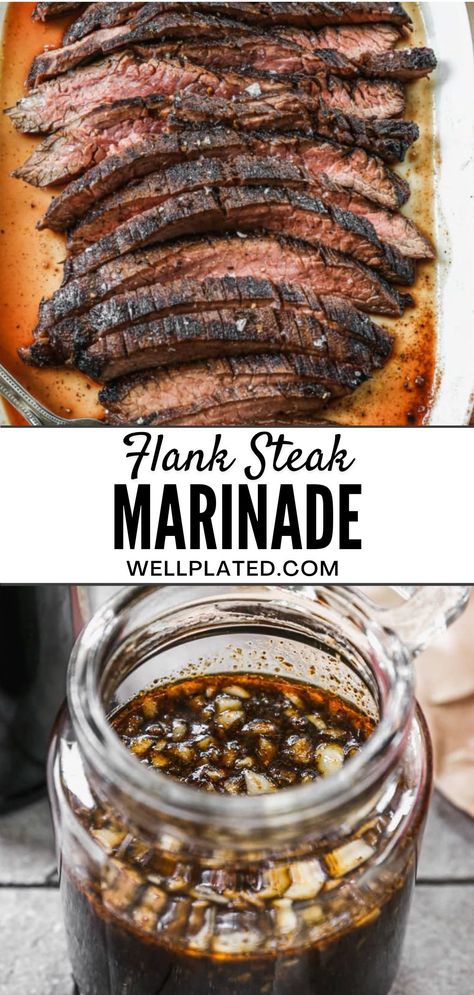 Flat Iron Steak Marinade, Marinade For Flank Steak, Flank Steak Marinade, Best Marinade, Beef Chuck Steaks, Marinade Flank Steak, London Broil Recipes, Beef Flank Steak, Steak Marinade Recipes