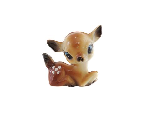 Adorable vintage miniature plastic fawn figurine. Made in Hong Kong. Measures approx. 1.75 inches tall by 2 inches long. It has some paint loss/finish wear, but otherwise it is in good condition. More vintage DEER available in my shop! vintagebyjade.etsy.com 2526g Fawn Figurine, Vintage Christmas Deer, Reindeer Figure, Fawns Deer, Deer Photos, Dark Paint, Deer Ornament, Deer Decor, Deer Art