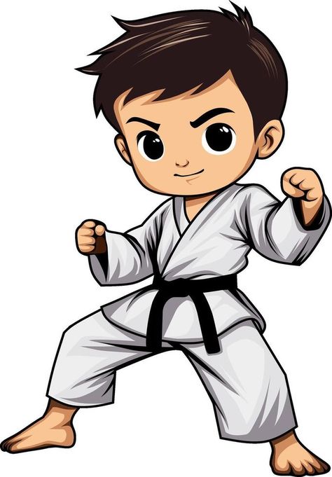 Martial Arts Karate Junior Boy logo Karate Picture, Karate Stickers, Karate Boy, Wood Sculpture Art, Les Sons, Art Promotion, Alphabet Coloring Pages, Boys Playing, Karate Kid